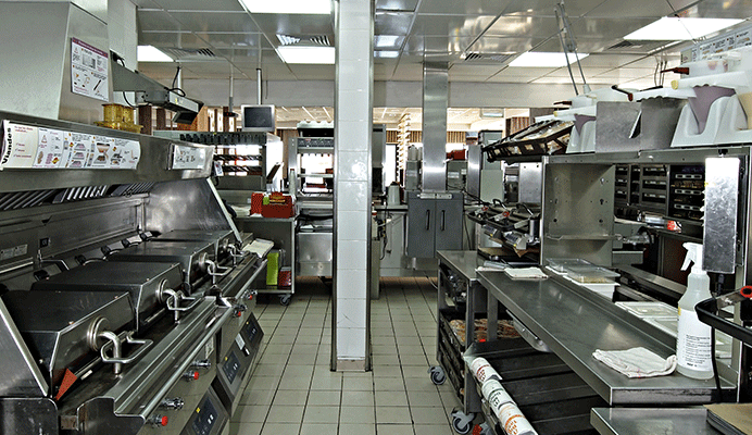Les cuisines chez McDonald’s