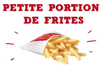 Petite portion de frites