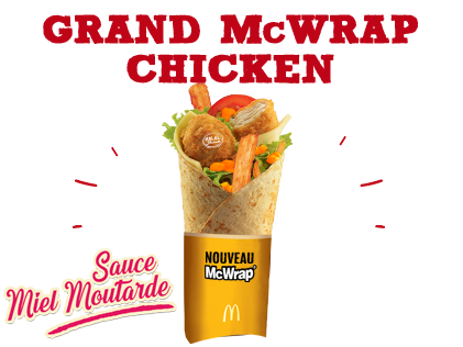 Grand McWrap™ Sauce Miel Moutarde