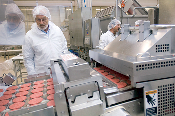 Usine de transformation chez McDonald’s